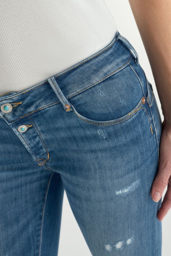 Jeans pulp slim Fino 7/8 destroy vintage blau Nr.3