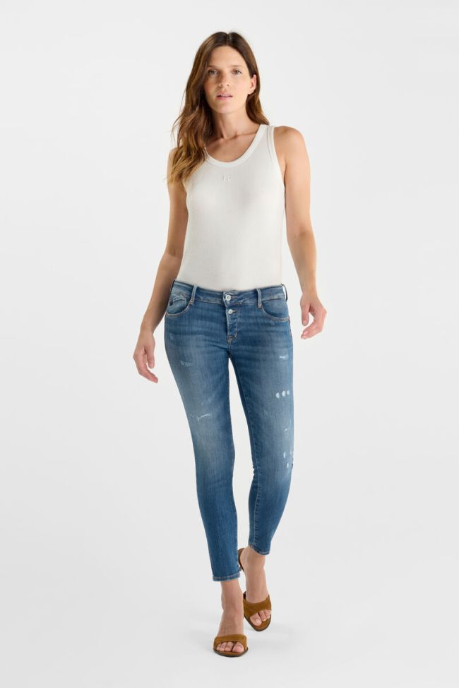 Jeans pulp slim Fino 7/8 destroy vintage blau Nr.3