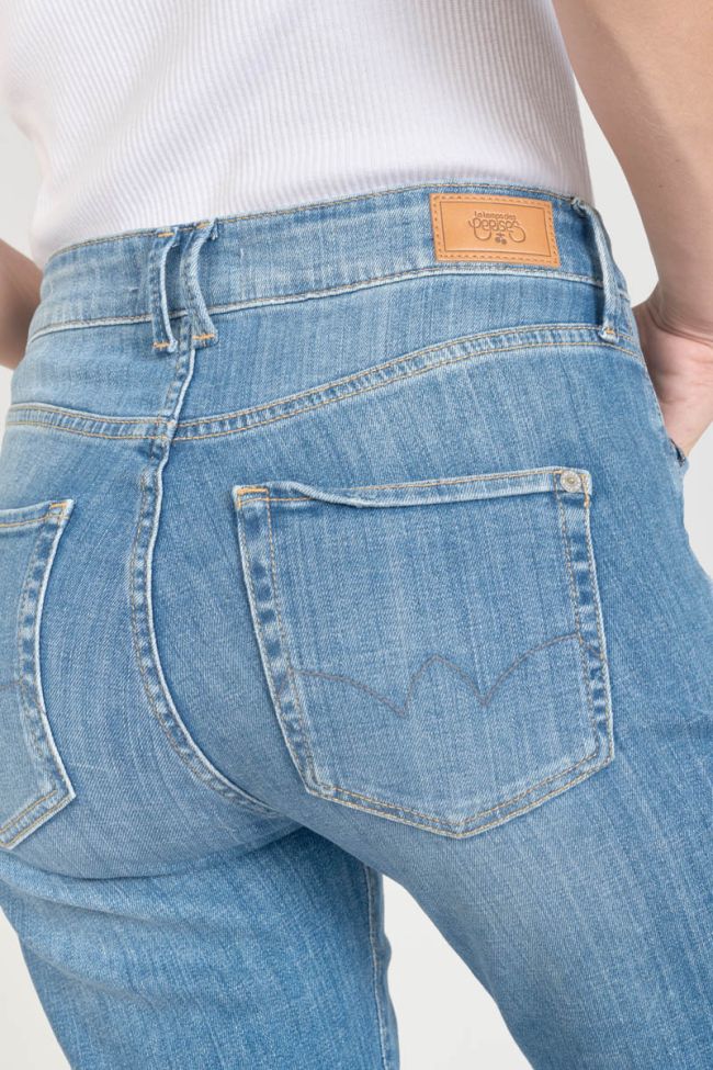 Jeans Pricilia high waist 7/8 destroy blau Nr.4