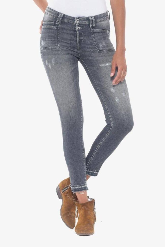 Scot Power Skinny 7/8 jeans destroy grau Nr.2