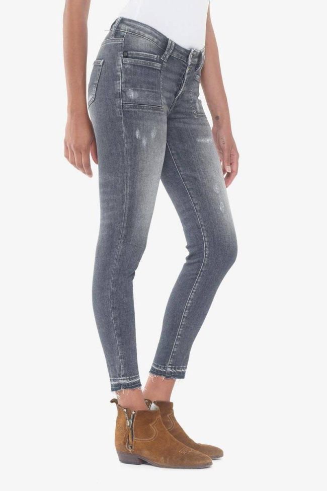 Scot Power Skinny 7/8 jeans destroy grau Nr.2