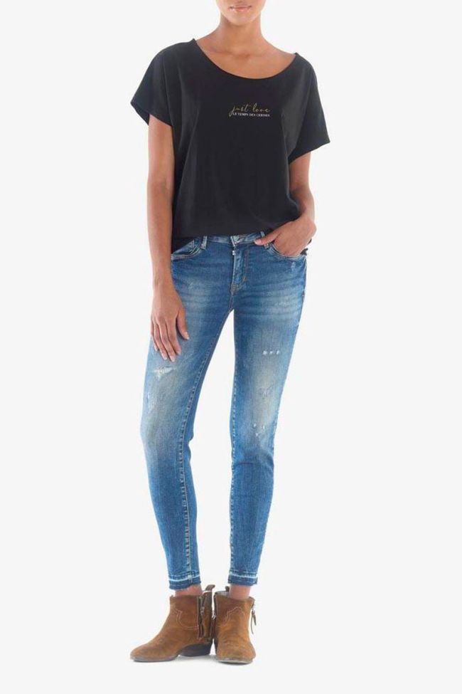 Usoa Power Skinny 7/8 jeans destroy blau Nr.3