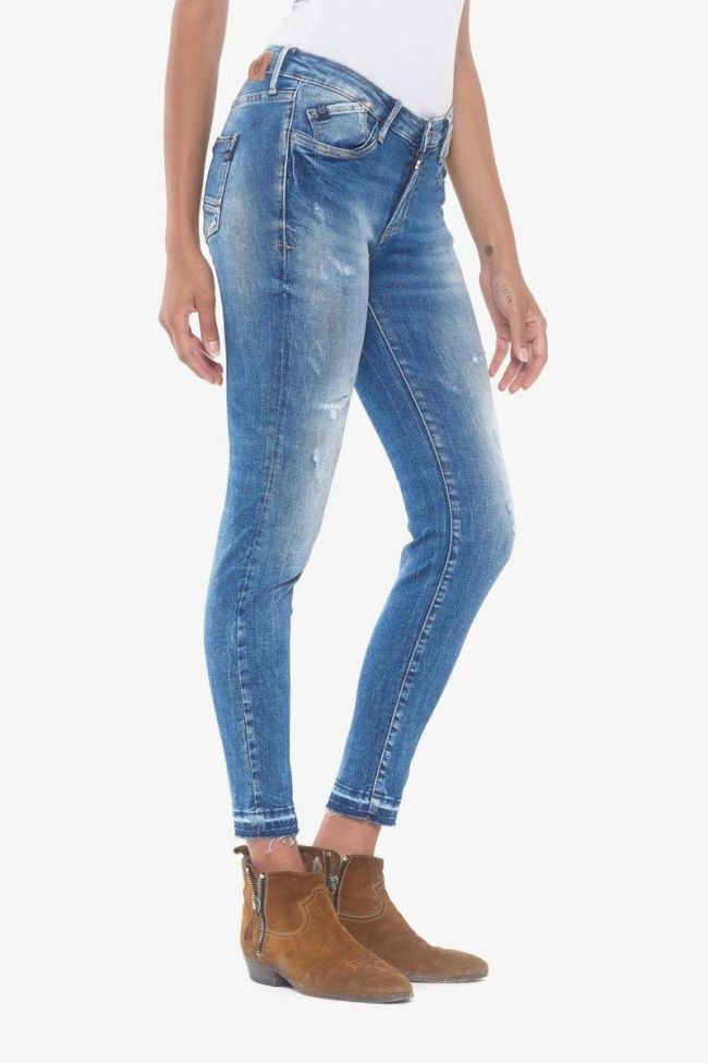 Usoa Power Skinny 7/8 jeans destroy blau Nr.3