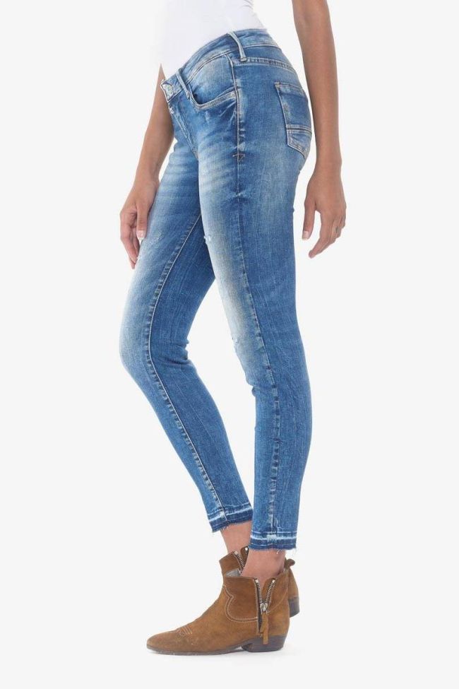 Usoa Power Skinny 7/8 jeans destroy blau Nr.3