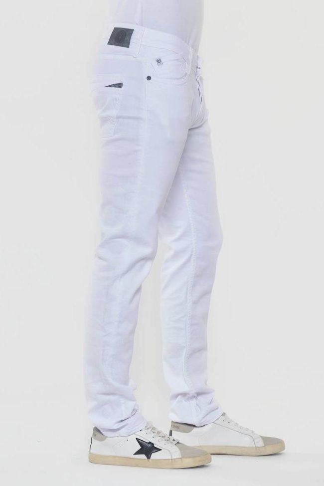 Jeans 700/11 slim Basic weiß 