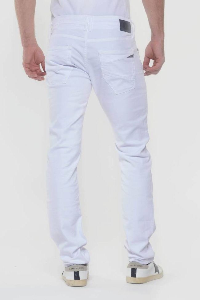 Jeans 700/11 slim Basic weiß 