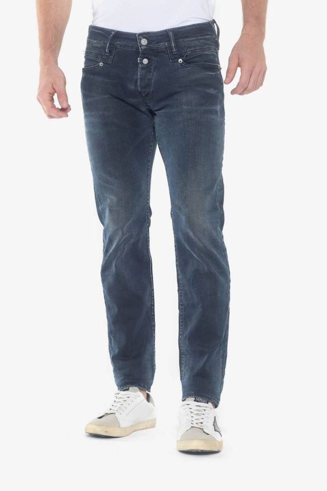 Jeans 700/11 slim Jaco destroy blau-schwarz Nr.2