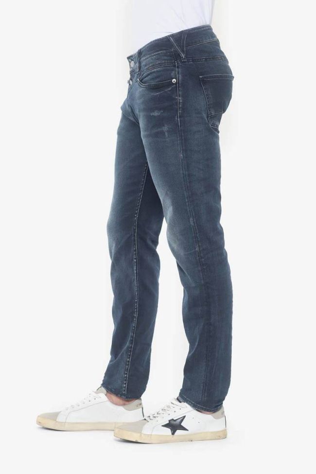 Jeans 700/11 slim Jaco destroy blau-schwarz Nr.2
