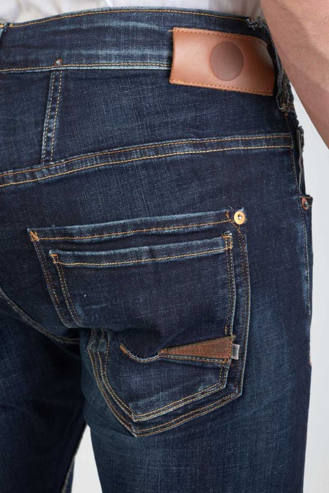 Jeans 900/16 tapered Raffi destroy blau-schwarz Nr.2