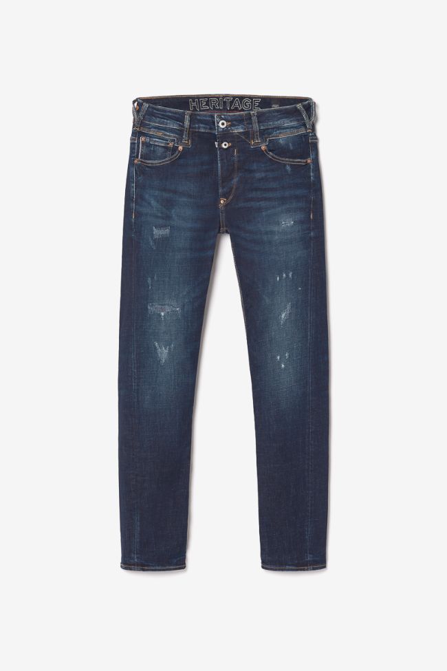 Jeans 900/16 tapered Raffi destroy blau-schwarz Nr.2