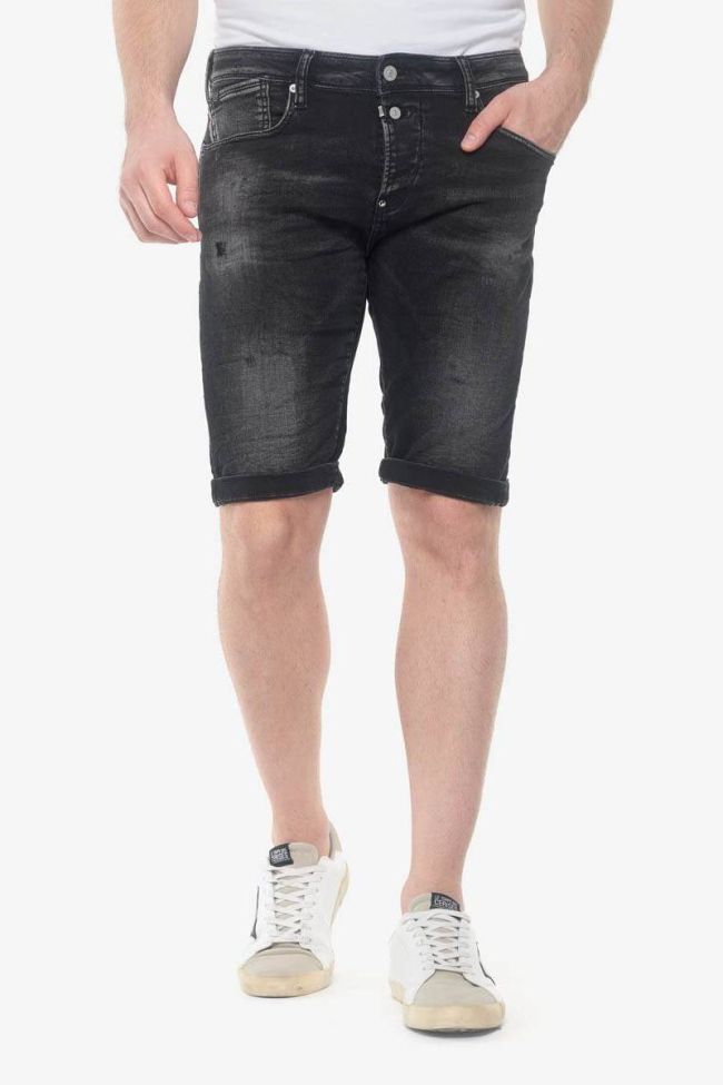 Bermuda-short Jogg in schwarz