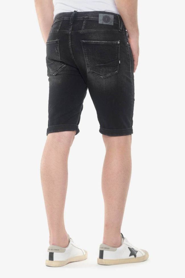 Bermuda-short Jogg in schwarz