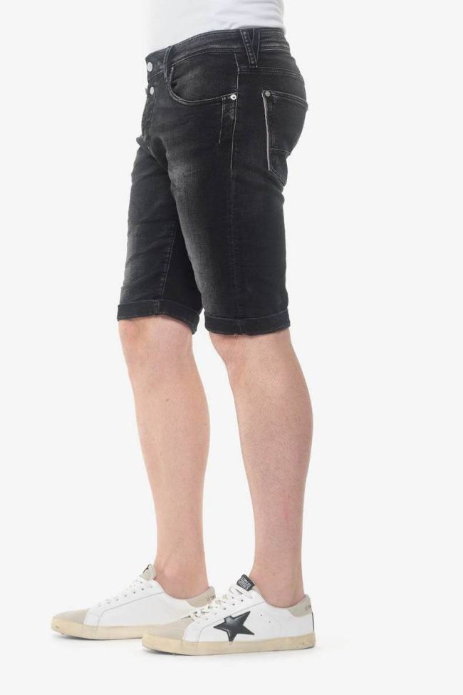 Bermuda-short Jogg in schwarz