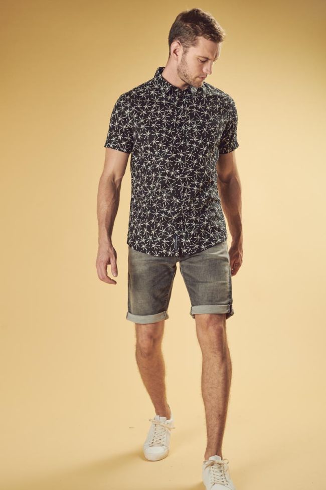 Bermuda-short Jogg in grau