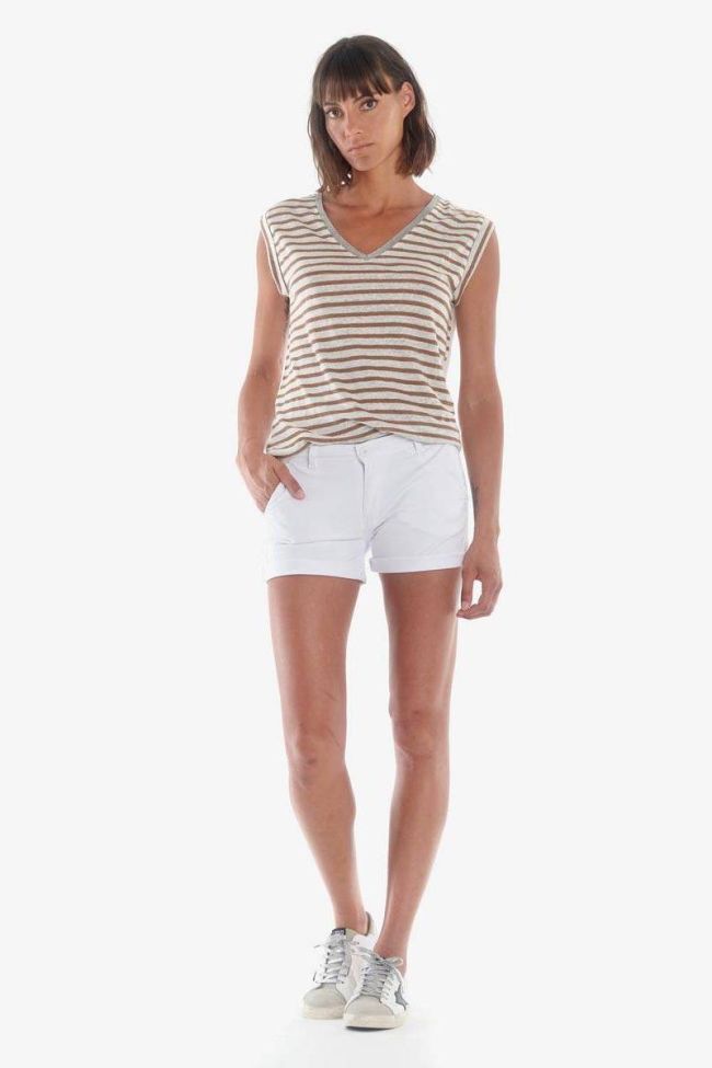 Shorts Live in weiß