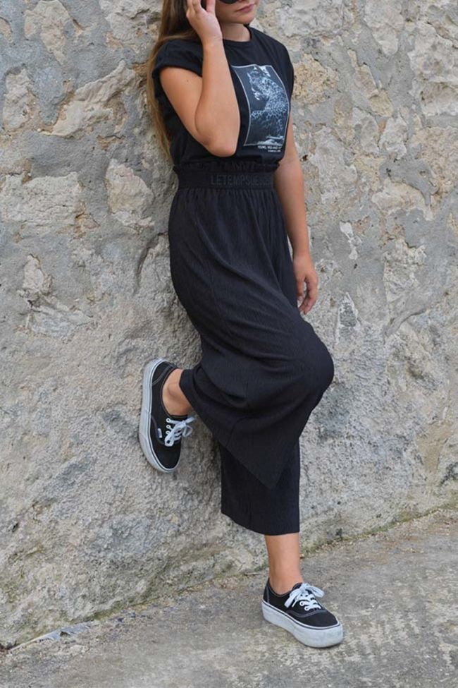 Hose Saragi in schwarz