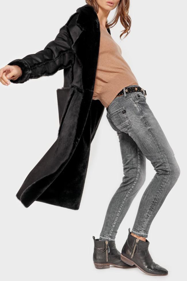 Mantel Ambra in schwarz