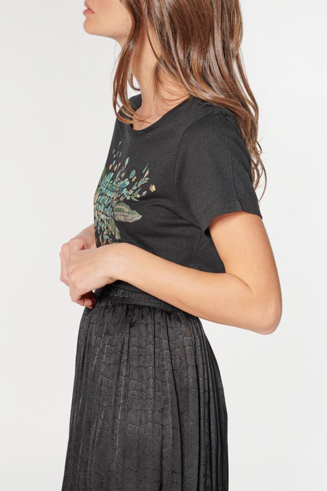 T-shirt Frankie in schwarz