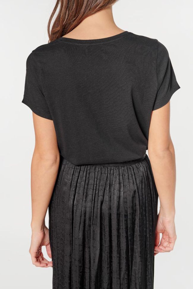 T-shirt Frankie in schwarz