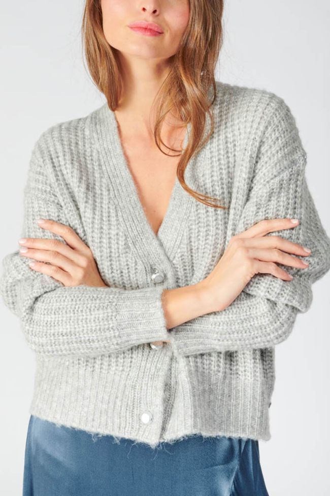 Cardigan Georgina in grau