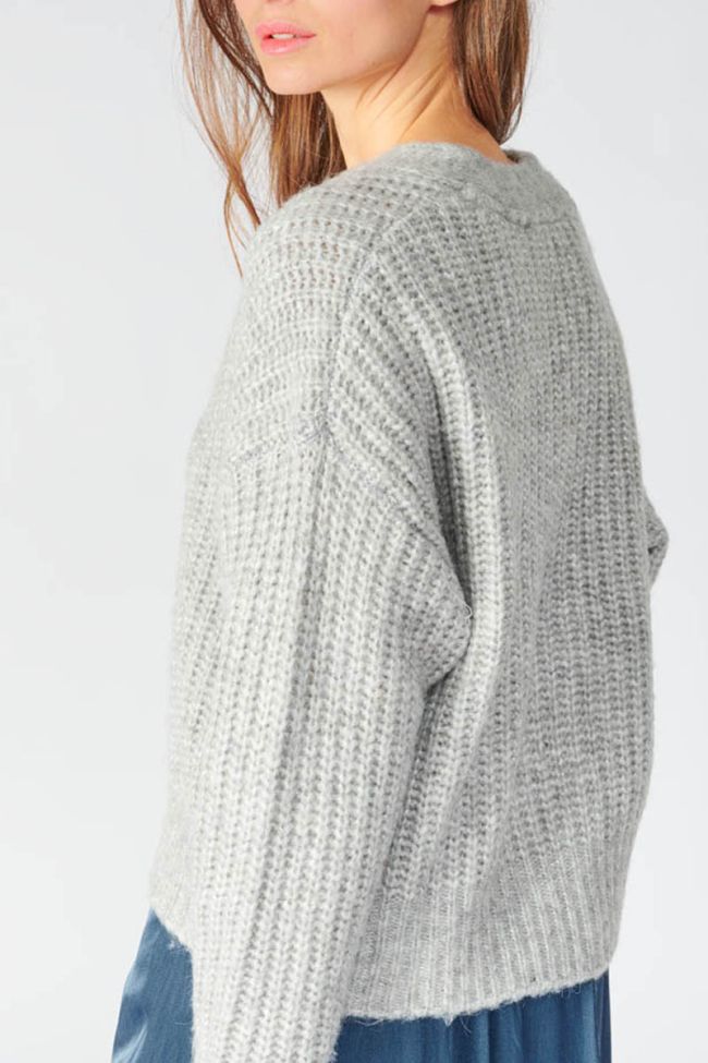 Cardigan Georgina in grau