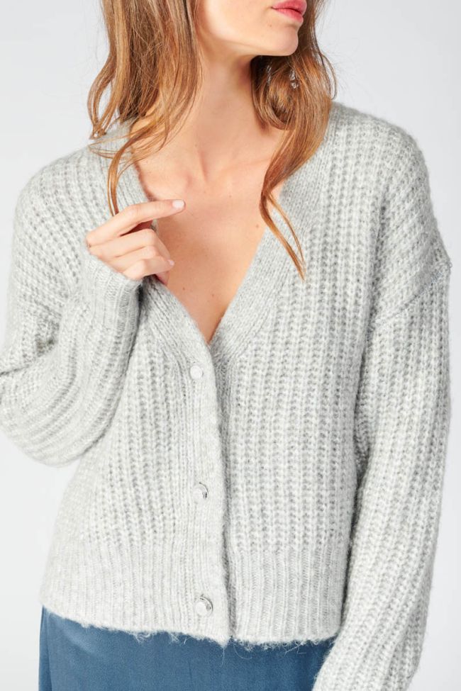 Cardigan Georgina in grau