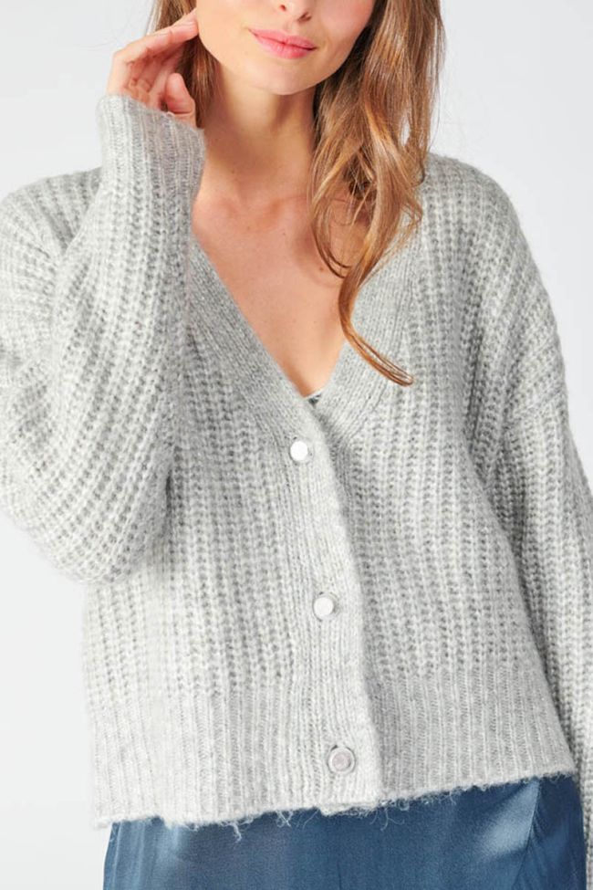Cardigan Georgina in grau