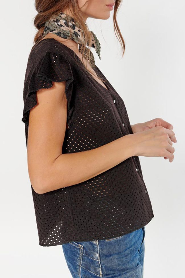 T-shirt Glenn in schwarz