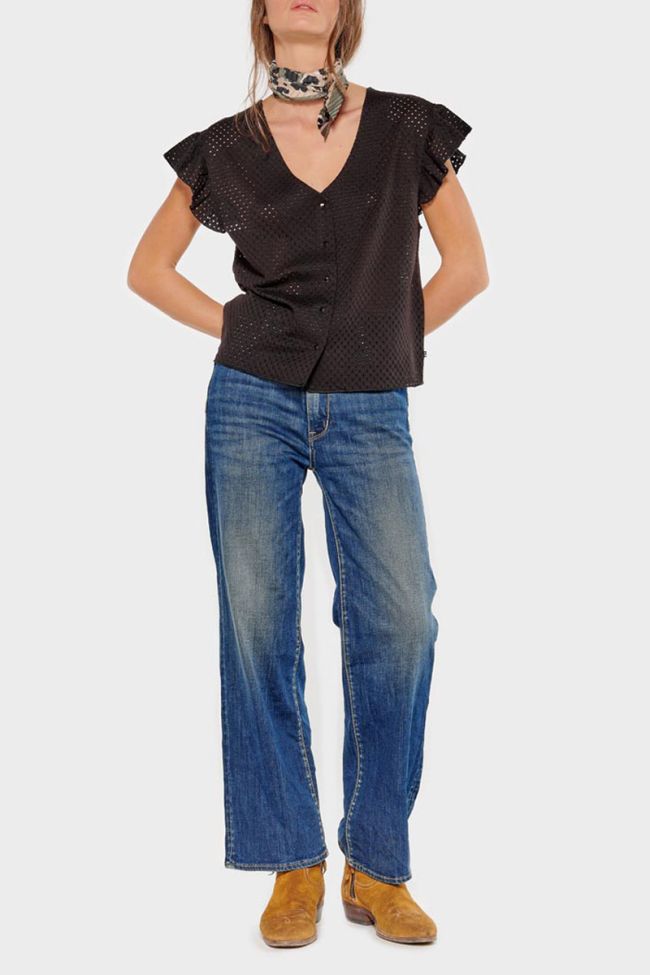 T-shirt Glenn in schwarz