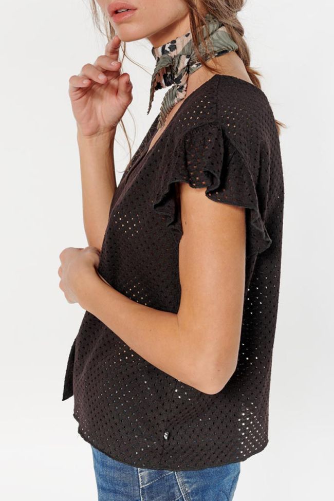 T-shirt Glenn in schwarz