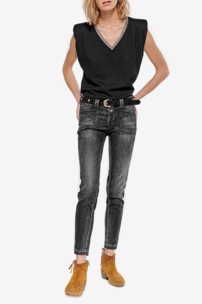 T-shirt Padow in schwarz