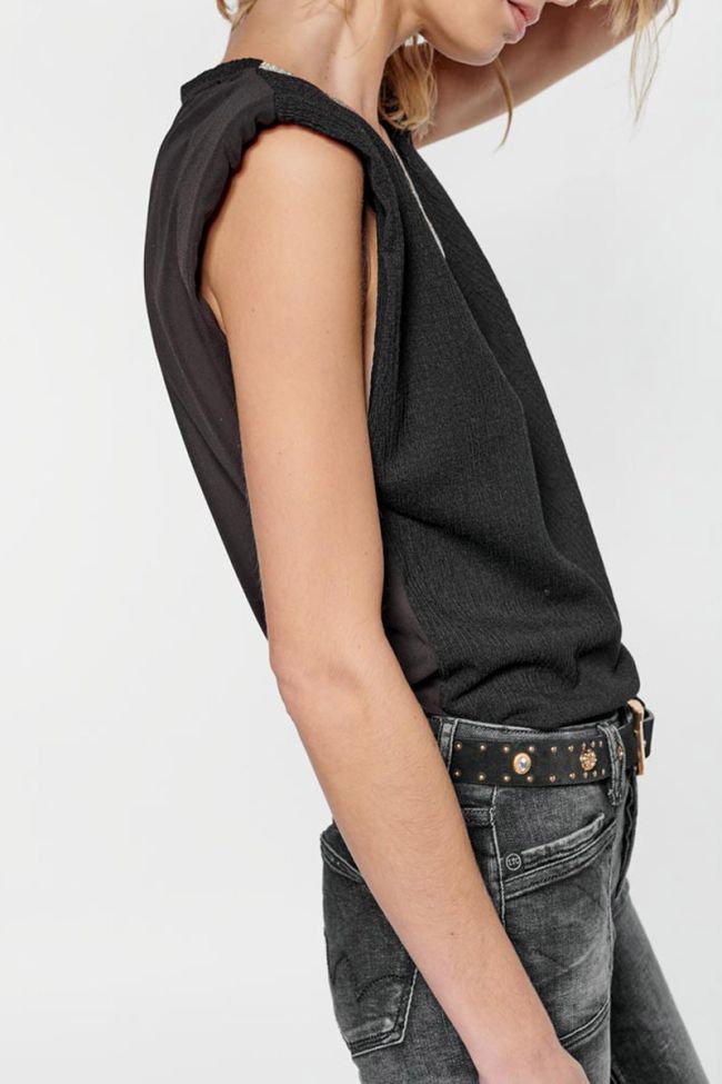 T-shirt Padow in schwarz