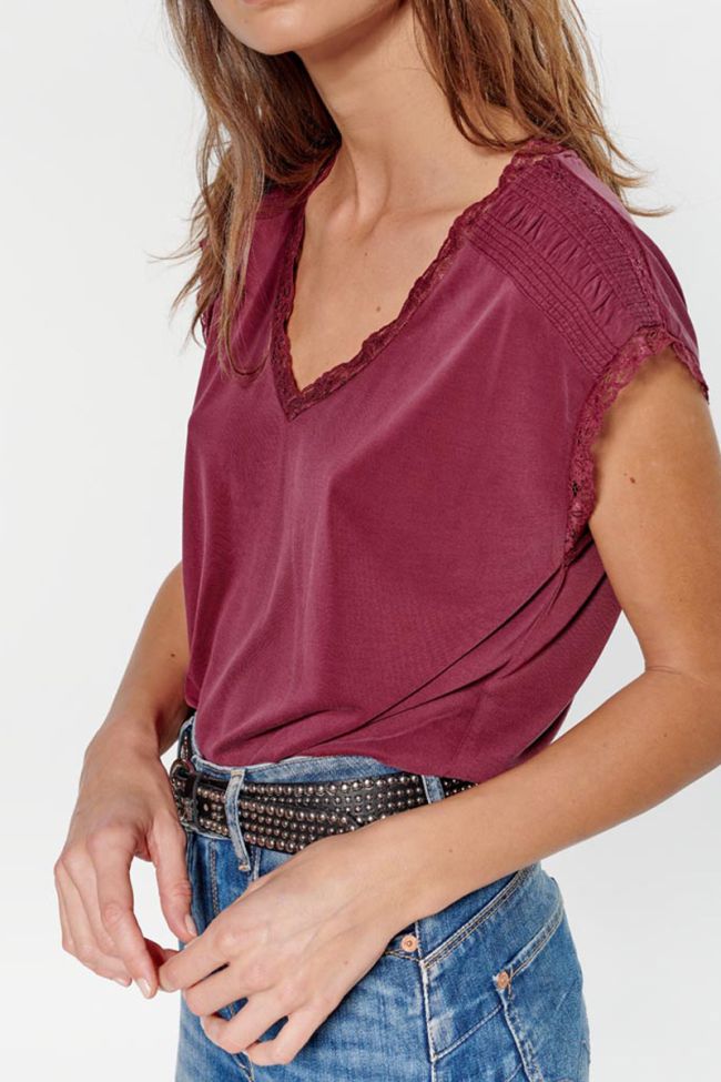 T-shirt Sofia in violett