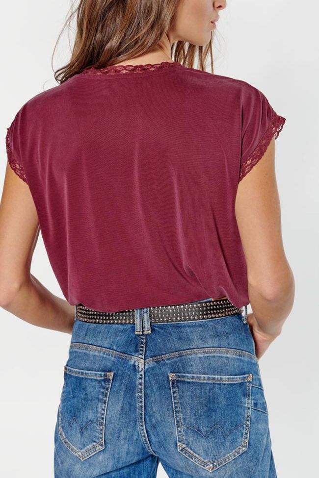 T-shirt Sofia in violett