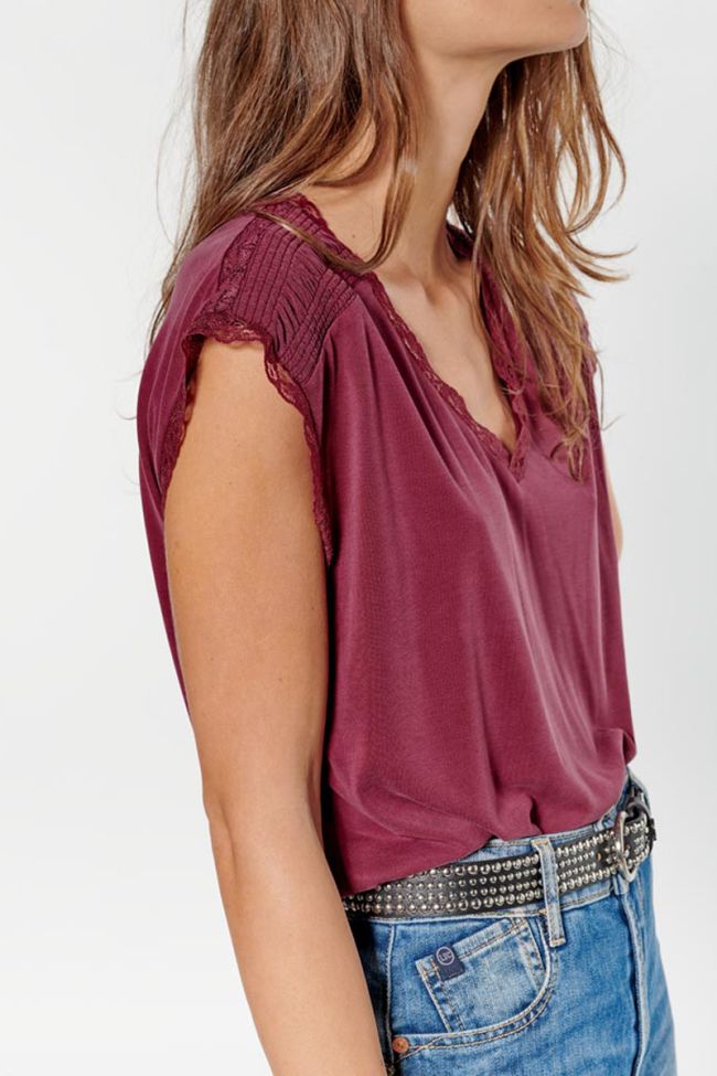 T-shirt Sofia in violett