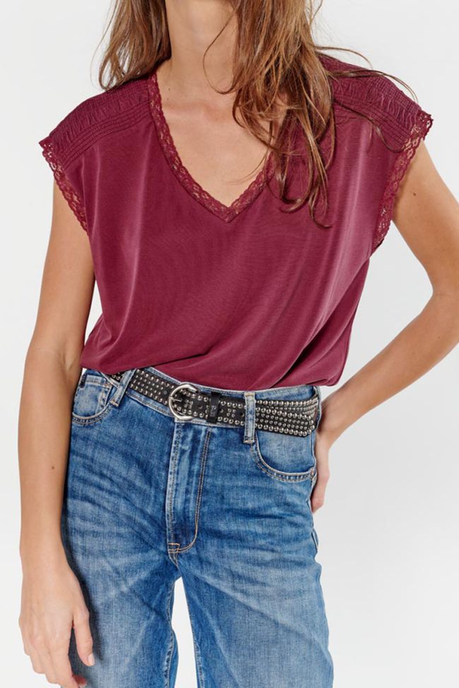 T-shirt Sofia in violett