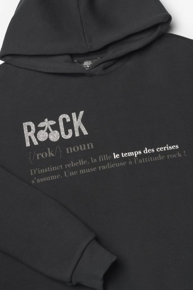 Kapuzen-sweatshirt Bendgi in schwarz