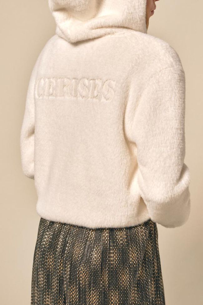 Kapuzen-sweatshirt Victorig in weiß