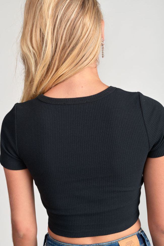 T-shirt Yukongi in schwarz