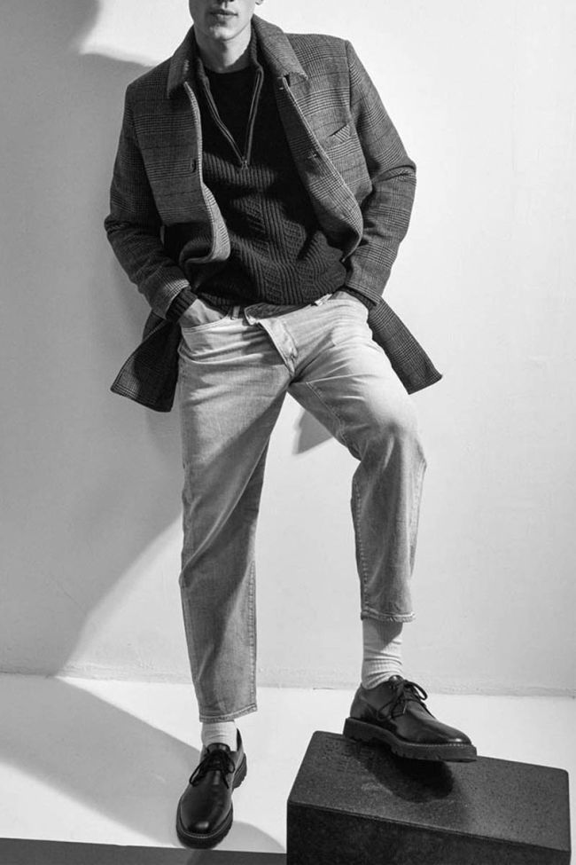 Mantel Medil in schwarz