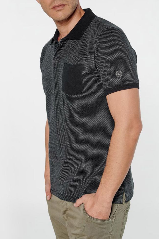 Poloshirt Pasio in schwarz