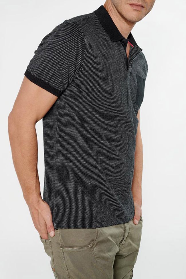 Poloshirt Pasio in schwarz