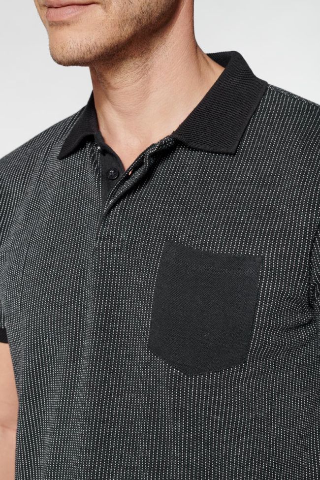 Poloshirt Pasio in schwarz