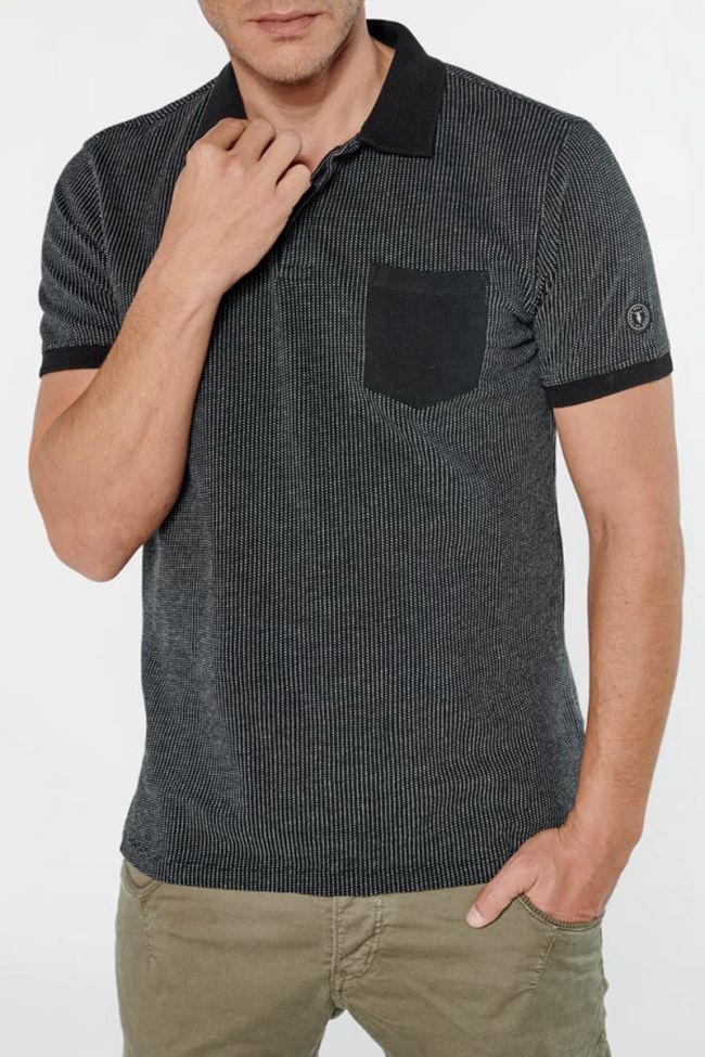 Poloshirt Pasio in schwarz