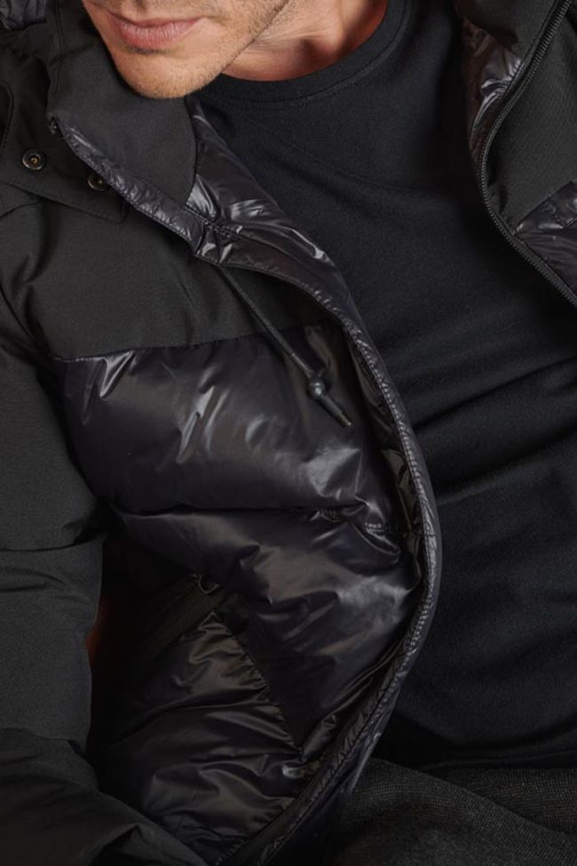 Daunenjacke Silor in schwarz