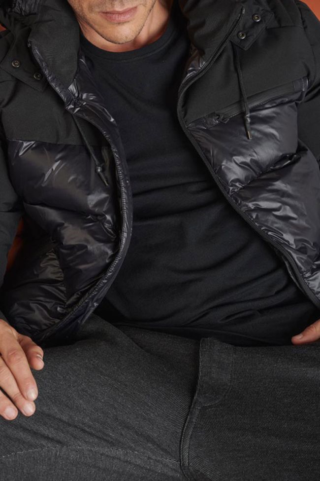 Daunenjacke Silor in schwarz