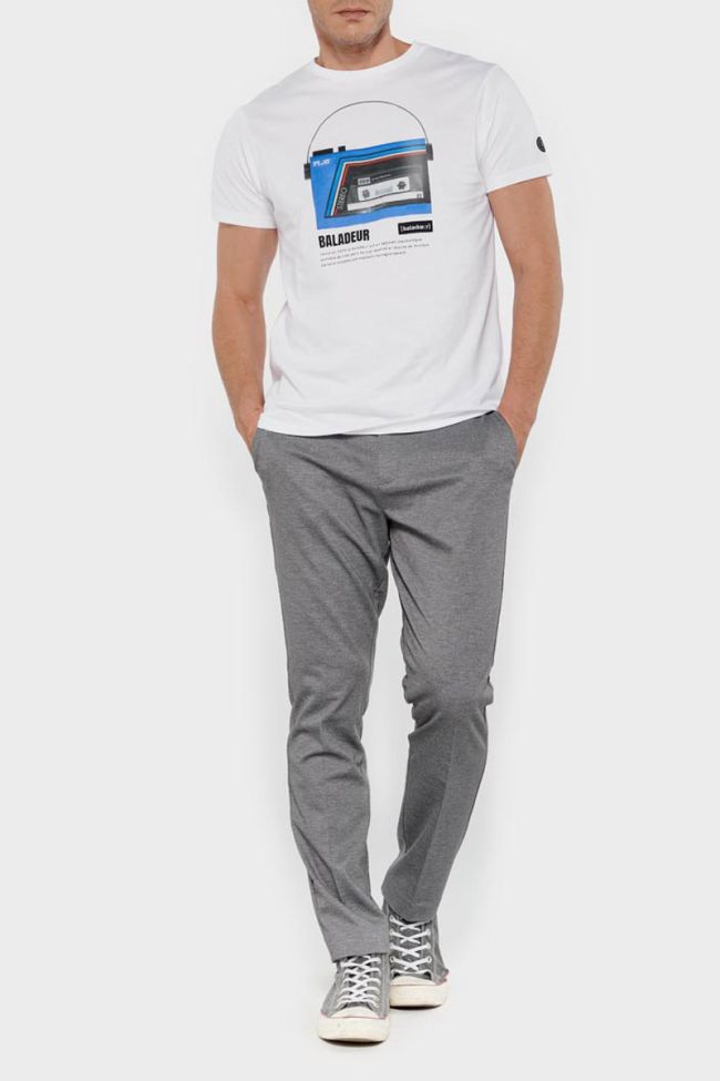 T-shirt Trent in weiß