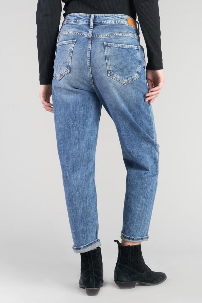 Jeans boyfit Cosy 7/8 destroy vintage blau Nr.4