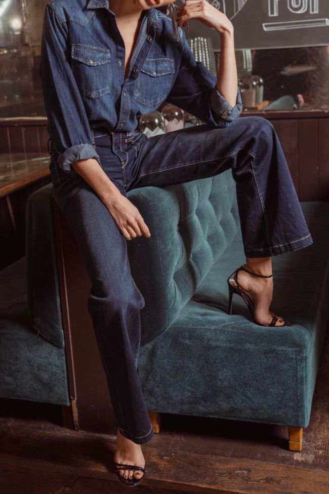 Jeans flare blau Nr.1