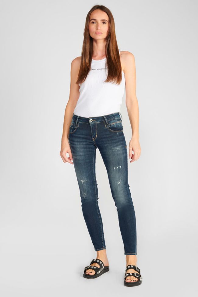 Jeans pulp slim Sib 7/8 destroy vintage blau Nr.2